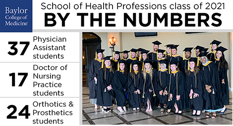 Graduates from the School of Health Professions