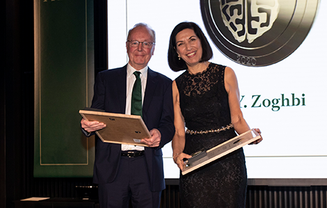 Dr. Huda Zoghbi is awarded the Brain Prize