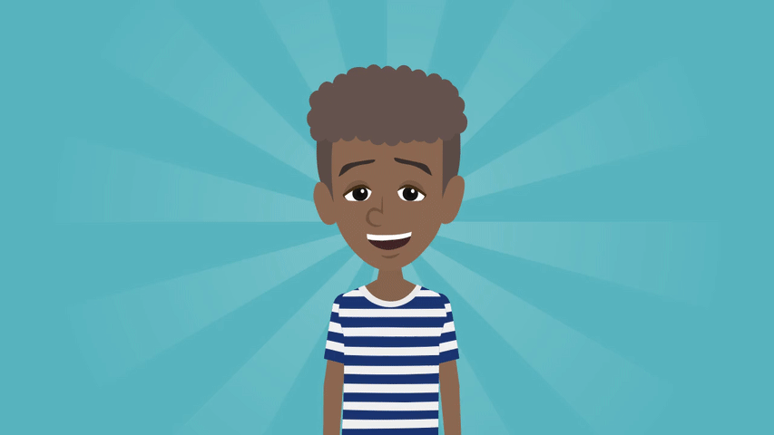 An animated Neil cheering