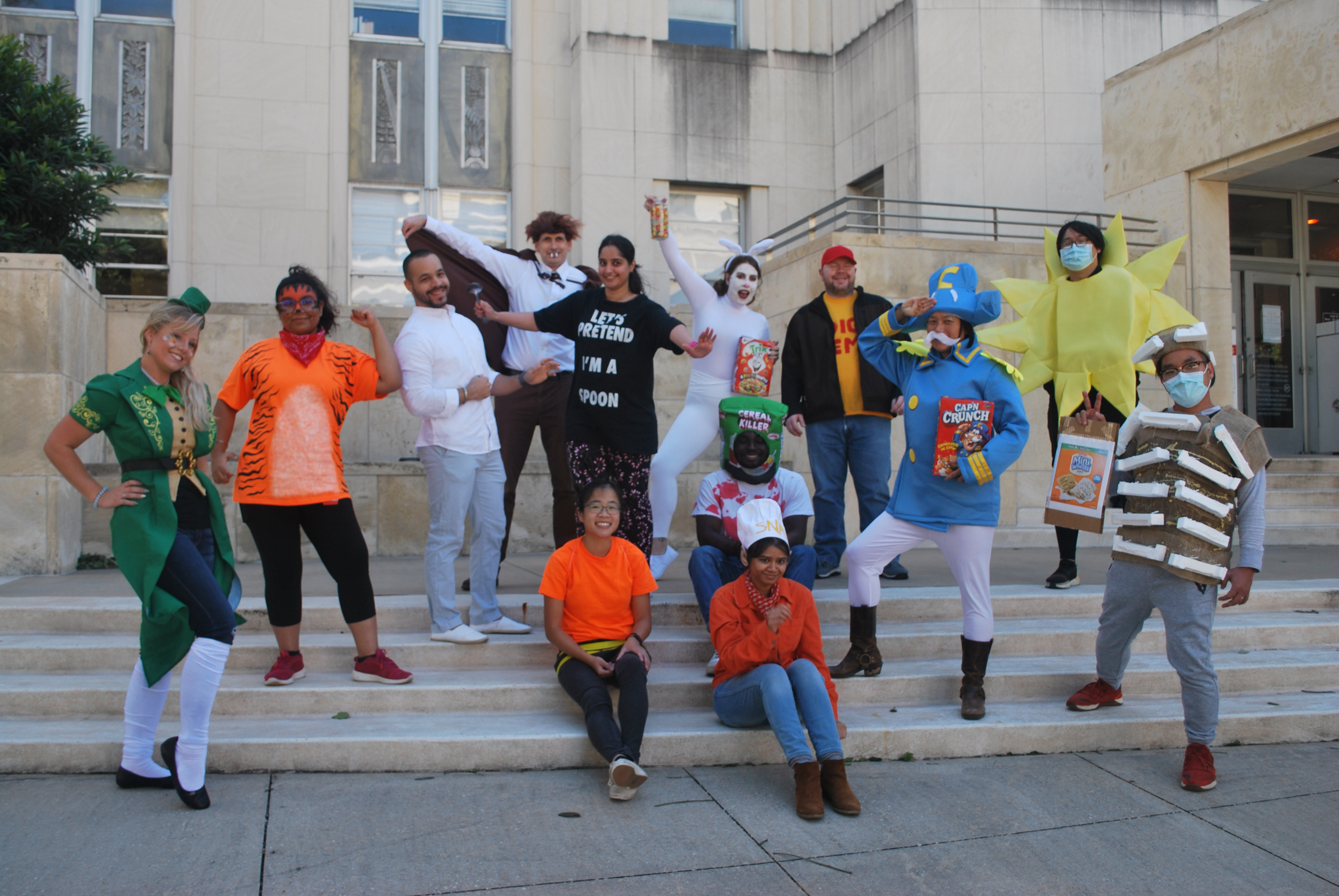 Photo of the King Lab during Halloween 2023