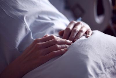 Patient hands