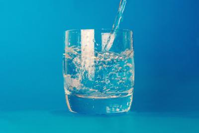 small glass of water
