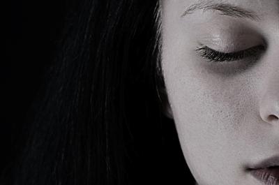 Close up of woman's skin
