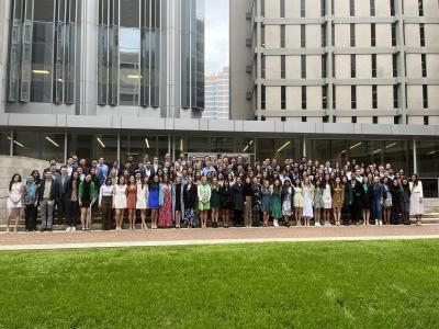 Group photo of students celebrating Match Day 2023