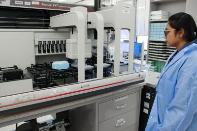 The Human Genome Sequencing Center (HGSC) at Baylor College of Medicine processes the biospecimens for the EXPAND - SpaceOmics research study, after which the analysis and specimens go into the EXPAND Database & Biorepository.