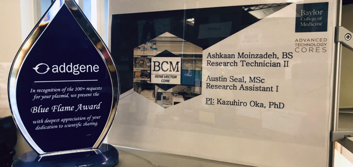 Addgene Blue Flame Award