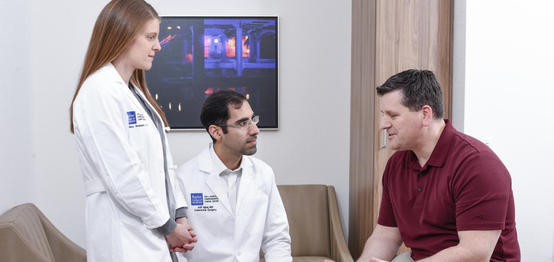 Colorectal Surgeons with Patient