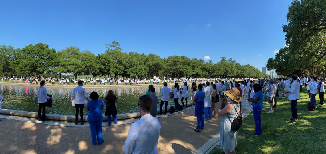 TMC White Coats for Black Lives on June 2