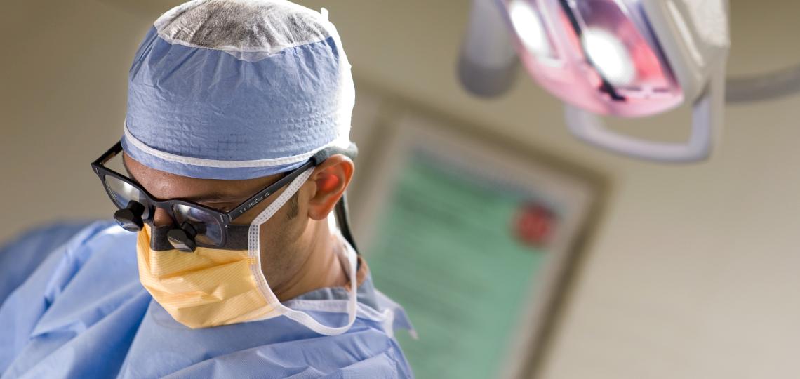 Dr, Vashdevan performing surgery at TCH