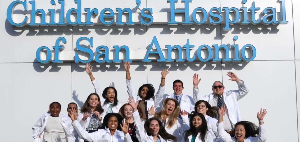 Class of 2022 fellows in the Pediatric Fellowship program in San Antonio