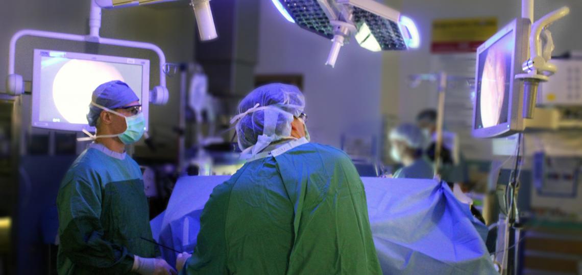 Dr. LeMaire in the operating room