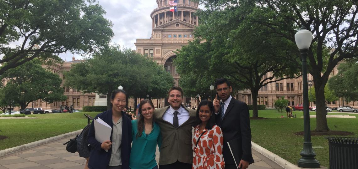 Pediatric residents at the Texas state capital
