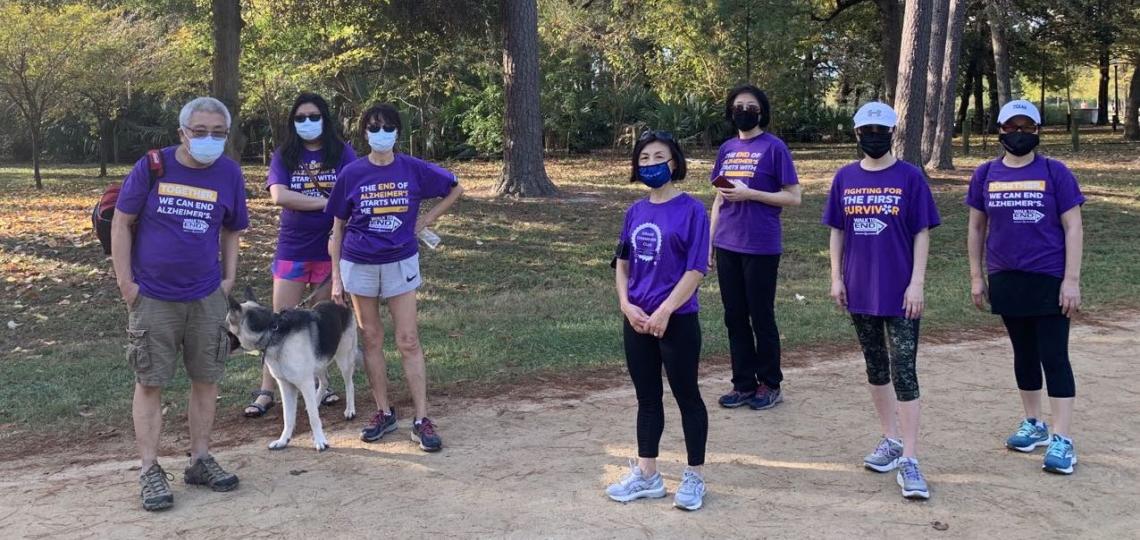 Alzheimer's Walk to the Huffington Center