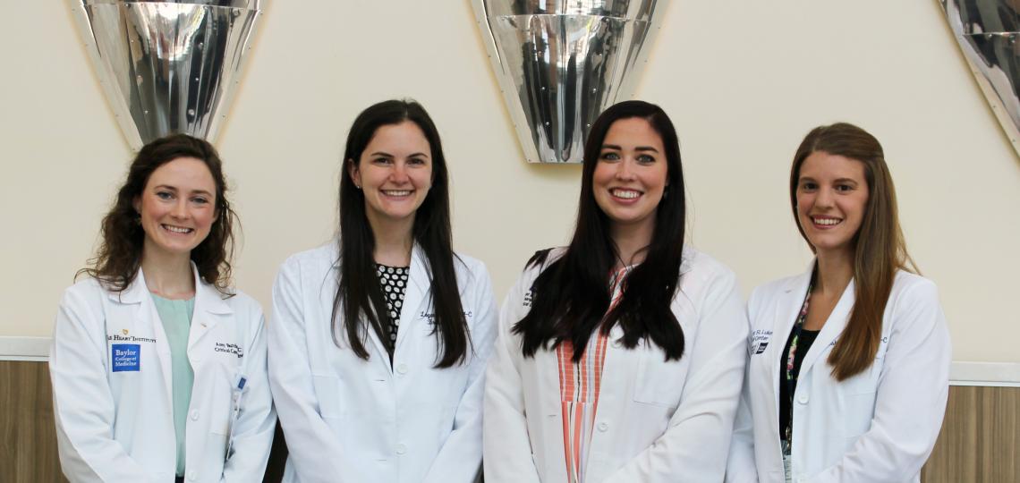 2021 APP seed grant awardees Amy Butcher, PA-C, Logan Healy, PA-C, Ashley Waldon, PA-C and Heather West, MS, PA-C