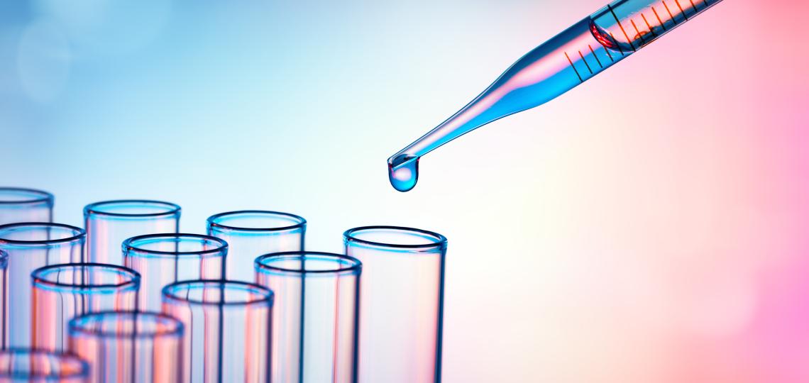 Dropper with test tubes