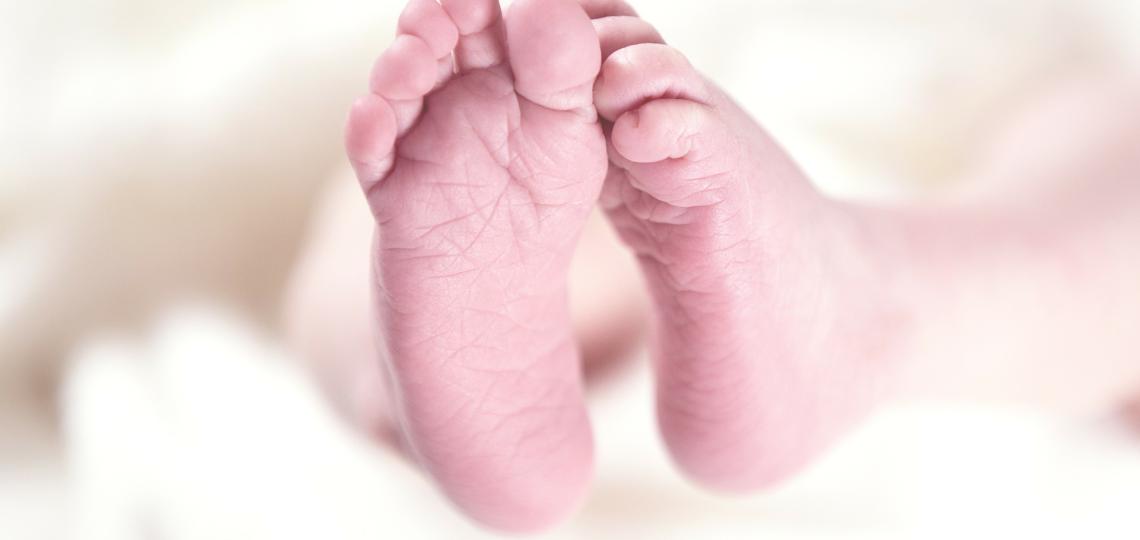 Image of newborn feet