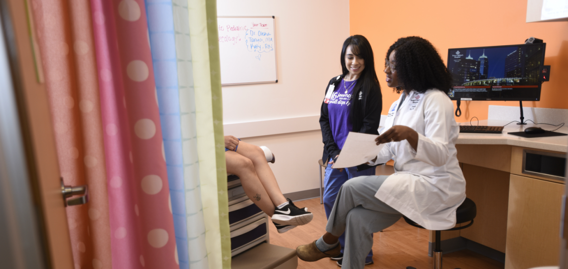 The Pediatrics and Adolescent Gynecology division cares for patients from birth to age 21 with gynecologic conditions.