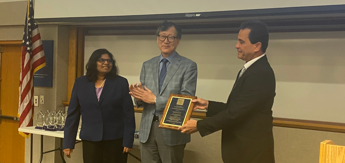 Dr. Sridevi Devaraj, Dr. Miguel Cruz, and Dr. Jun Teruya