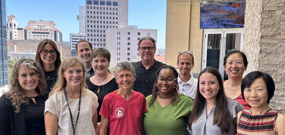 Photo of member of the Burrin Lab