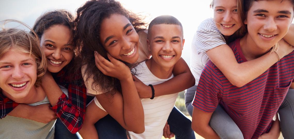 Photo of Teenagers having fun