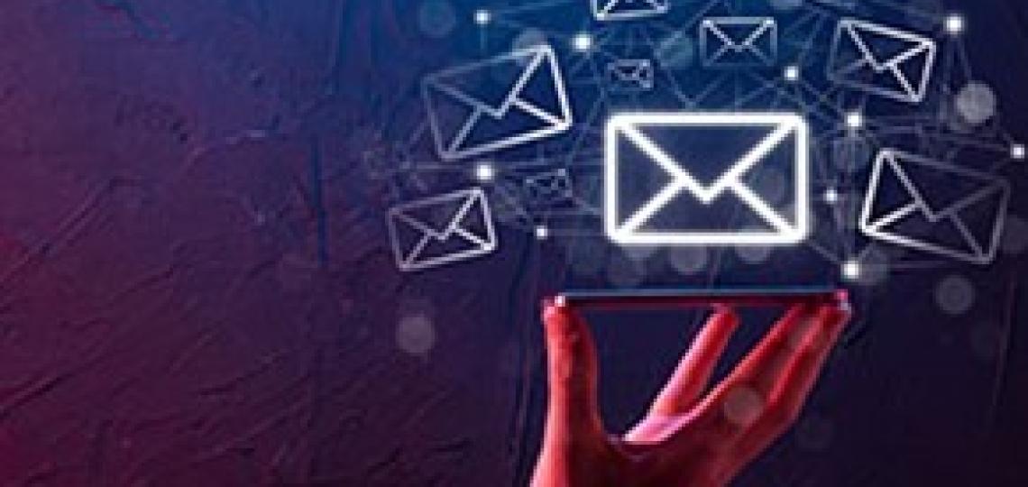 Photo of a hand with envelopes