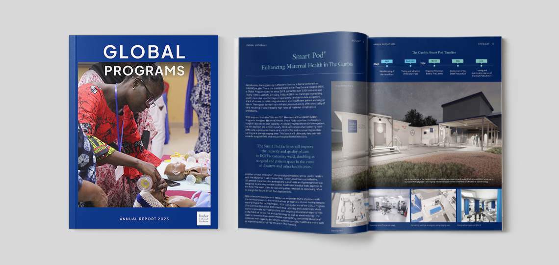 An illustration of the report as if it were a magazine