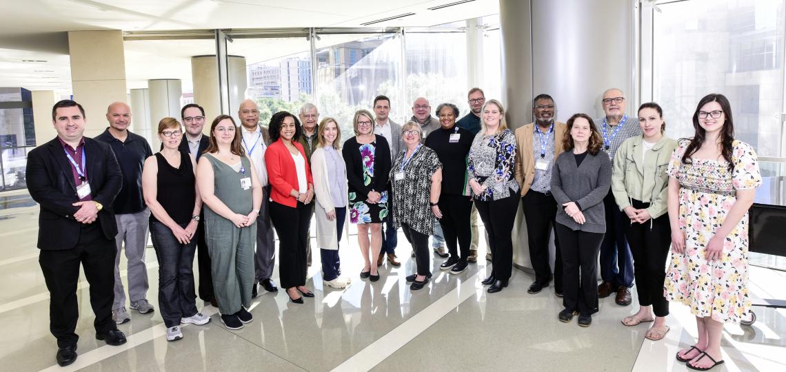Members of the Bioethics Intensive Course lined up