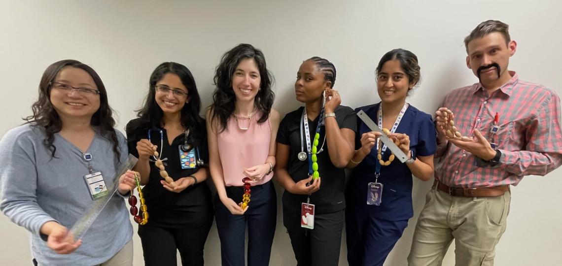 small group of people smiling