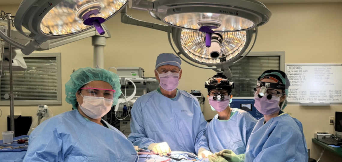 4 surgeons looking at camera
