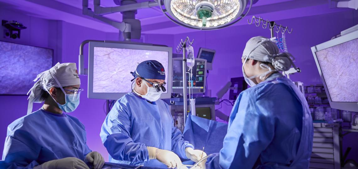 Dr. Sundeep Keswani in the OR