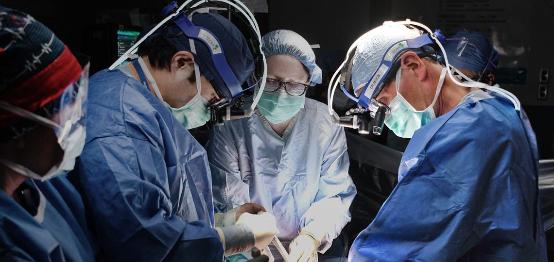 Dr. Marc Moon in the OR