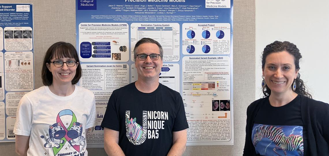 Members of the CPMM were excited to receive their t-shirts from the Raiden Foundation