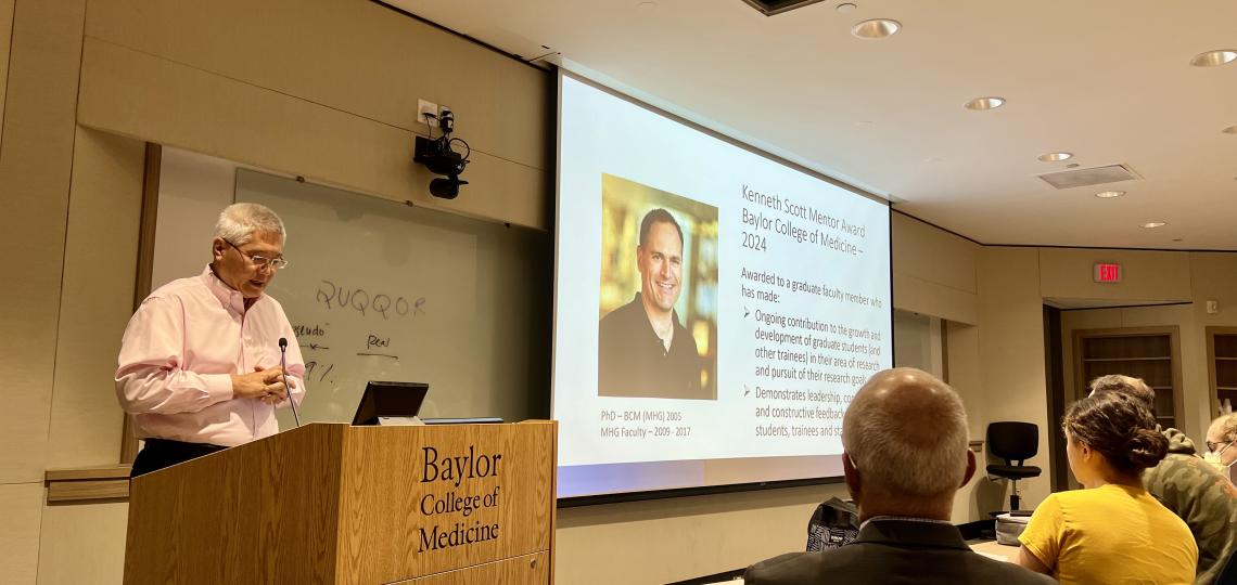 Kenneth Scott Mentor Award 2024 went to Jennifer Posey