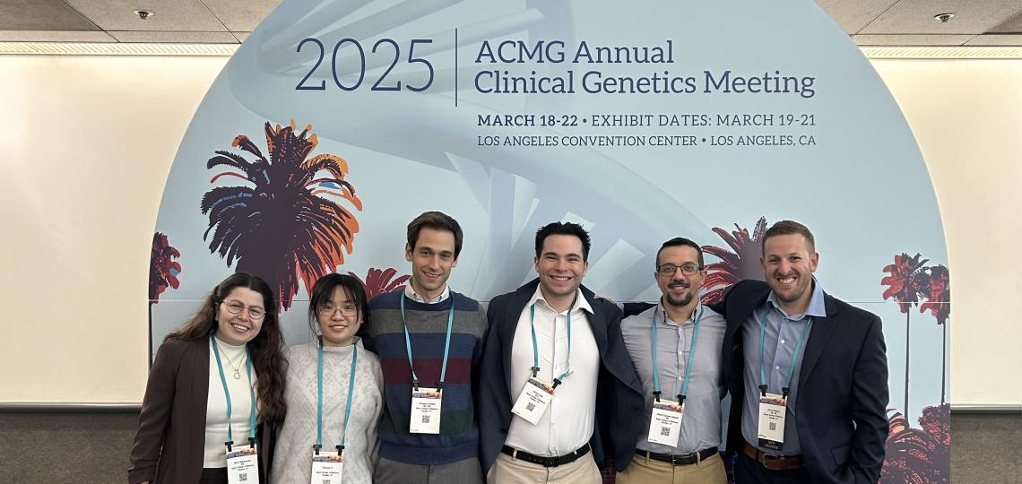 Medical Genetics Residents photographed at the 2025 ACMG Annual Meeting in Los Angeles California