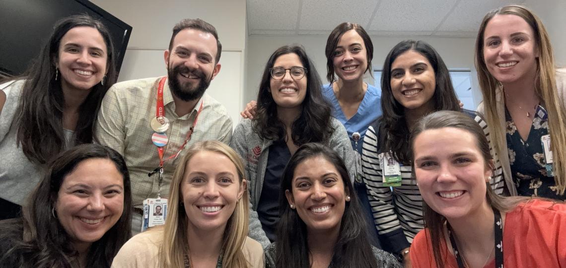 group of people smiling