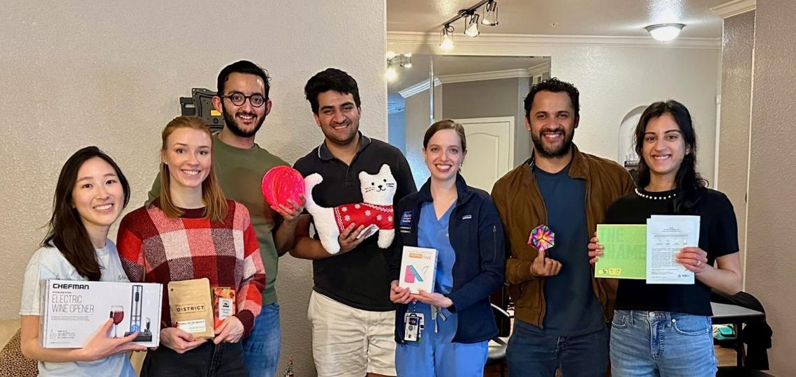 people standing together smiling