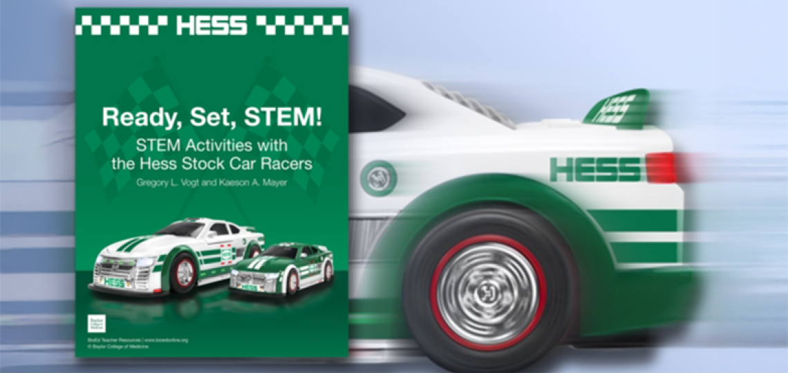 Hess toy car image also promoting the STEM activities lesson plan created by BCM