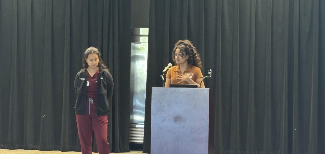 Chinquapin Preparatory School residents speaking