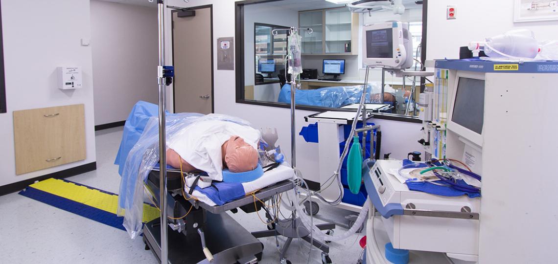 View of sim lab