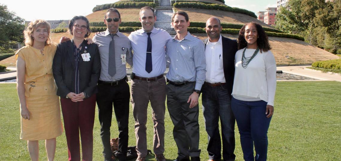 Left to right: Dr. Elaine Wendt, Dr. Cynthia Peacock, Dr. Richard Lyn-Cook, Dr. Jaime Rueda, Dr. Brian Wisnoski, Dr. Anoop Agrawal, Dr. Frené LaCour-Chesnut