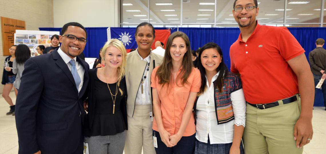 Students, faculty and staff coming together to learn about the diverse cultures and community at BCM.