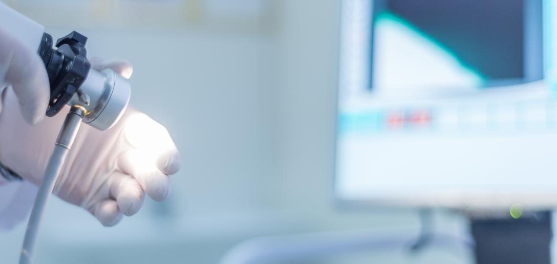 An Anoscope being used for a Colorectal procedure