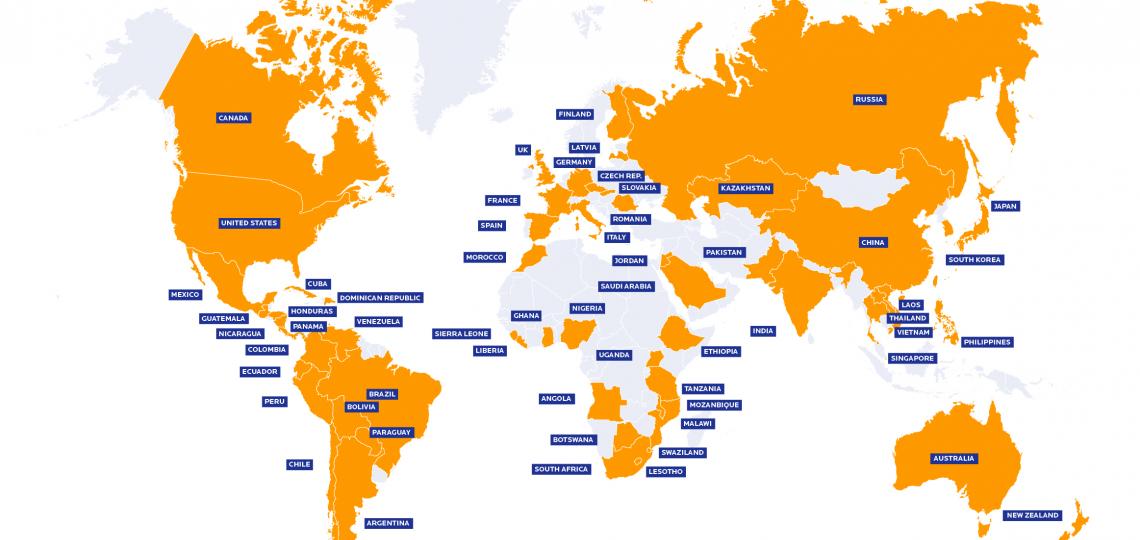 See the locations worldwide Baylor College of Medicine is providing services.