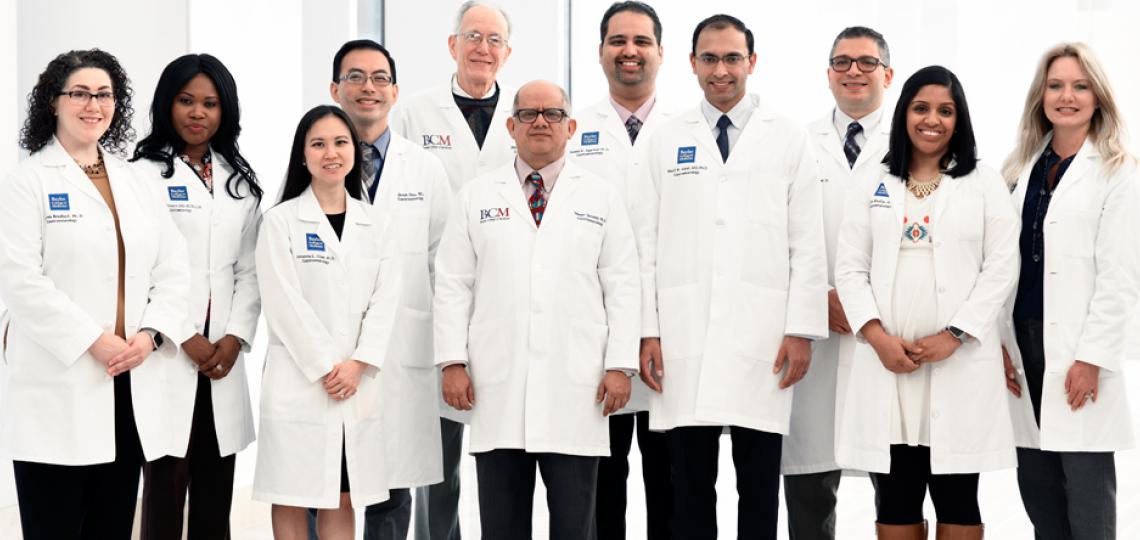 Group photo of gastroenterology team