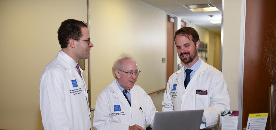 Drs. Brian Lepow, Jeffrey Ross and Zach Pallister