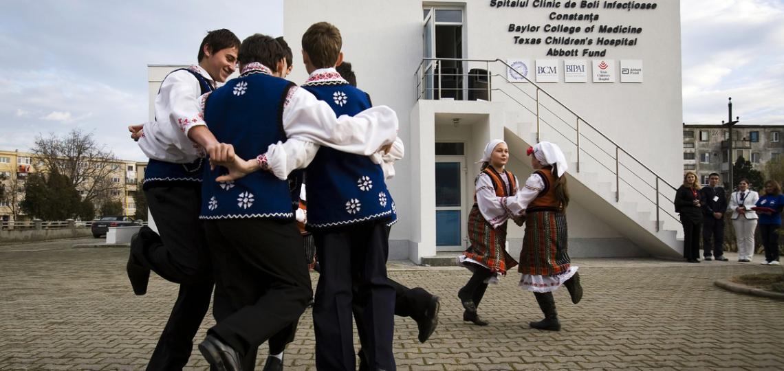 The Baylor College of Medicine International Pediatric AIDS Initiative at Texas Children's Hospital in Romania.