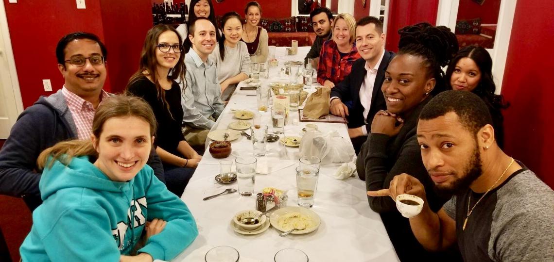 Wehrens Lab Thanksgiving lunch 2018