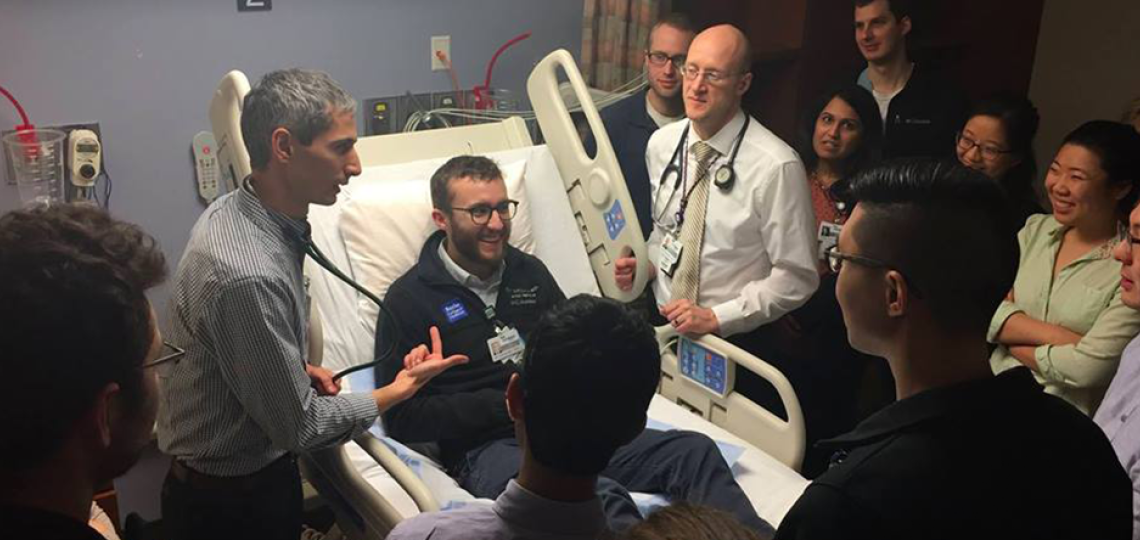 Assistant program director Dr. Zaven Sargysan leading his workshop on Teaching the Physical Exam.