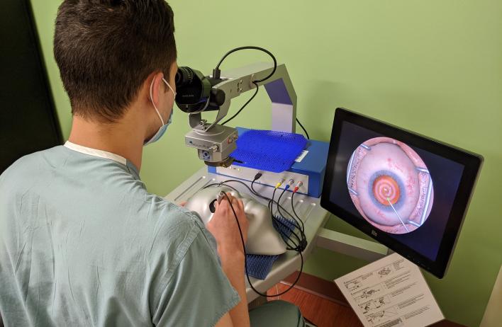 EyeSi surgical simulator