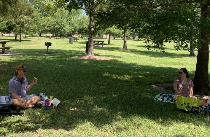 Social distancing is easy in the wide open space of Texas!